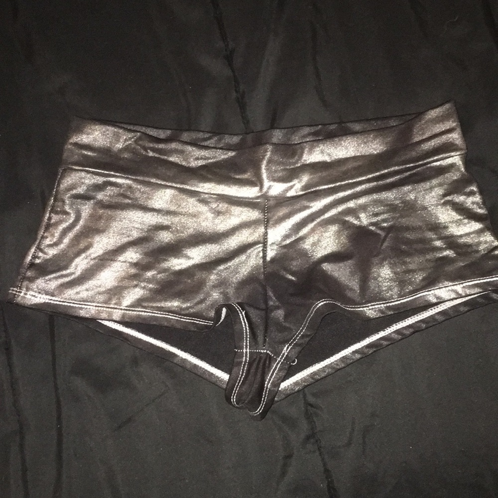 Booty shorts.